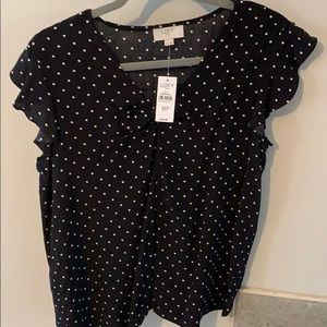 NWT LOFT OUTLET SZ M petite BLOUSE